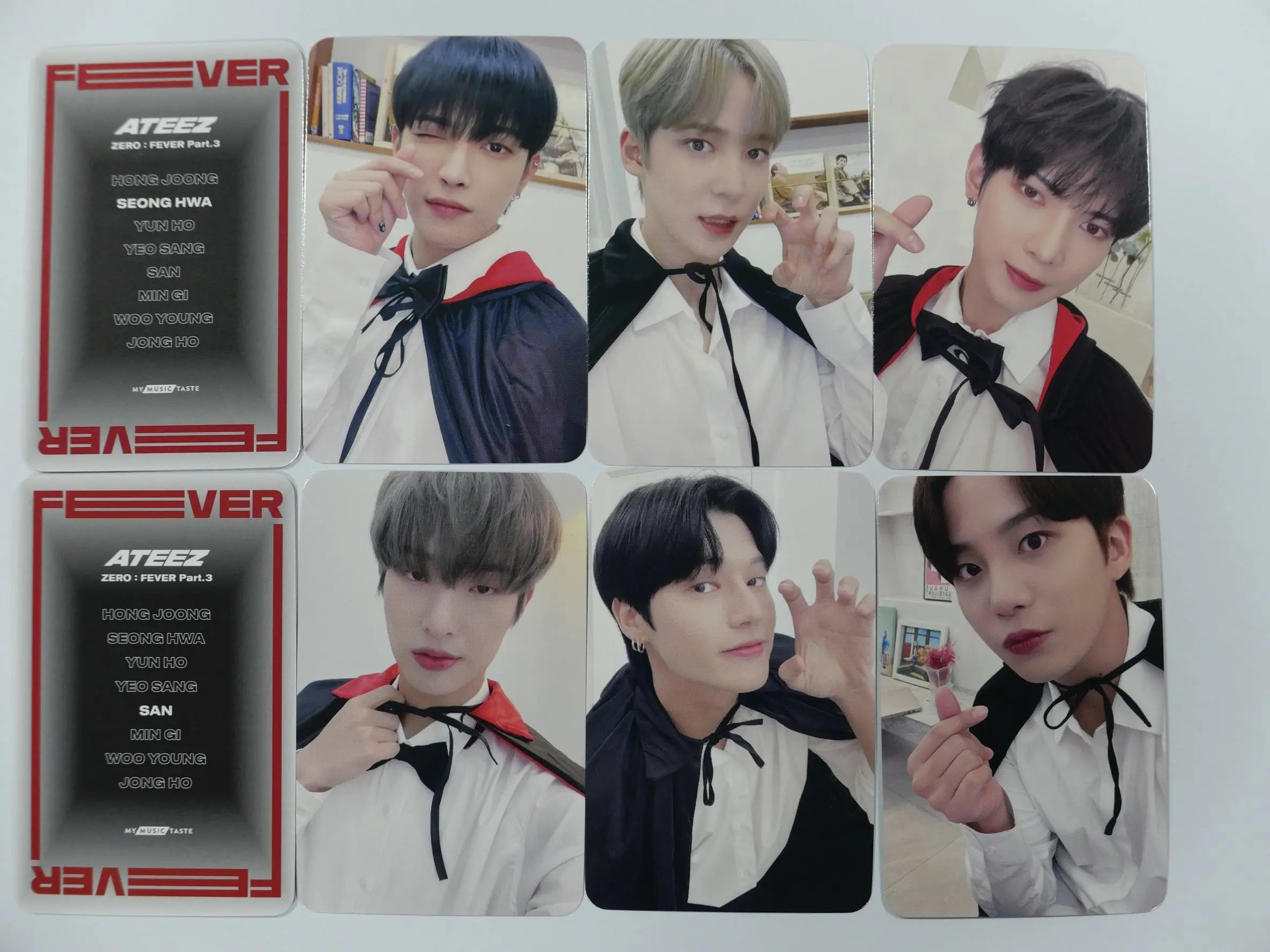 Ateez 'Zero Fever Part 3' - MMT Fansign Event Photocard Round 2