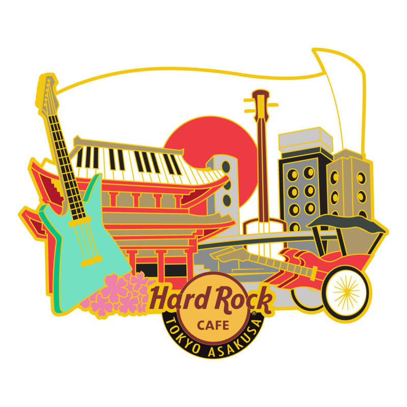 浅草店限定 : City Logo Pin | Hard Rock Cafe Japan – ハードロック