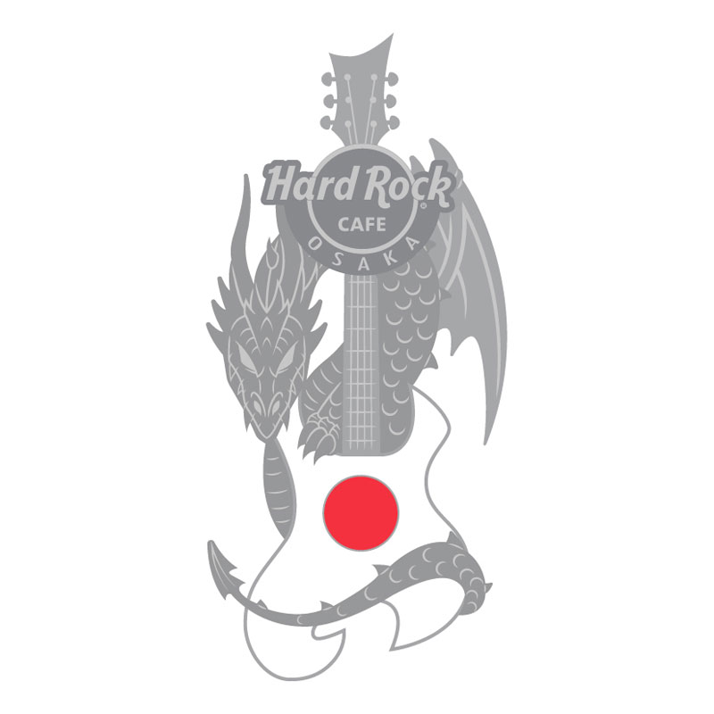 3D Dragon and Flag Pin : OSAKA | Hard Rock Cafe Japan – ハード