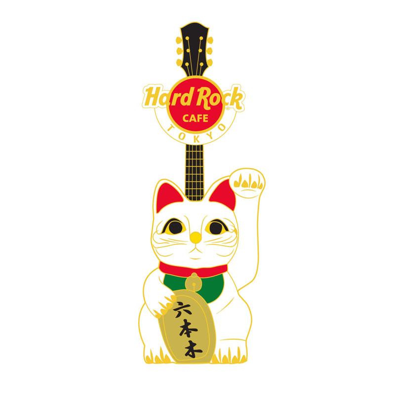 東京店限定 : Lucky Cat Guitar Pin (Online Limited) | Hard Rock