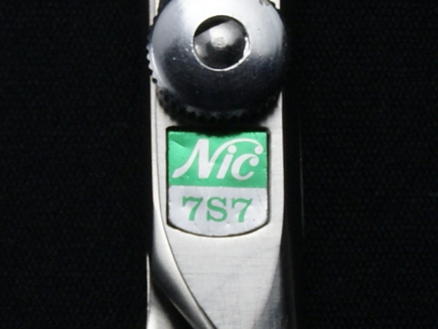 Nic 7S7 美容師用 理容師用 トリマー用 中古シザー ハサミ屋はやし