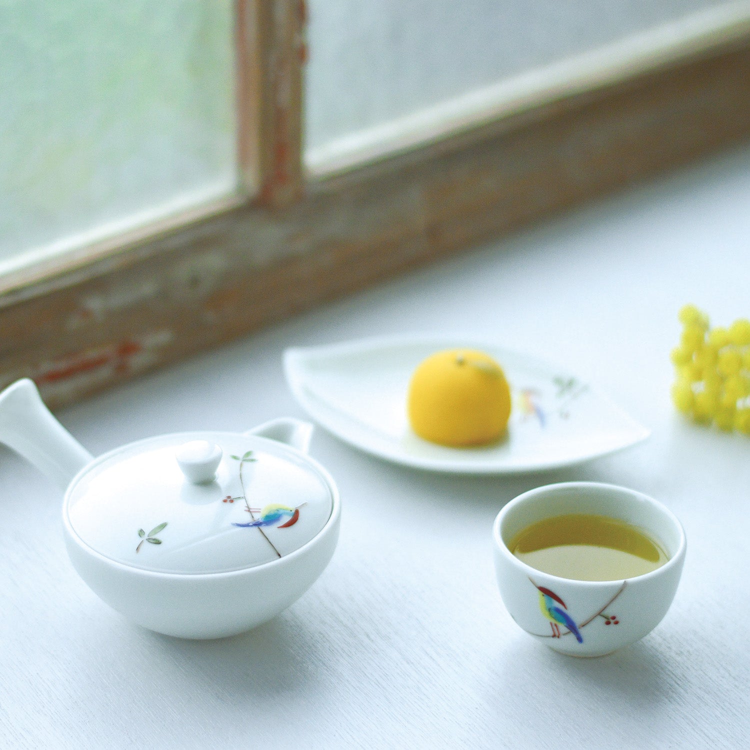 枝小鳥 陶平急須 GS 300g - Hasami Life | 波佐見焼の通販サイト