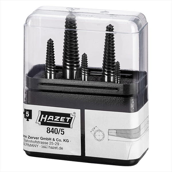 840/5 スクリューエキストラクターセット 5本組 – HAZET JAPAN