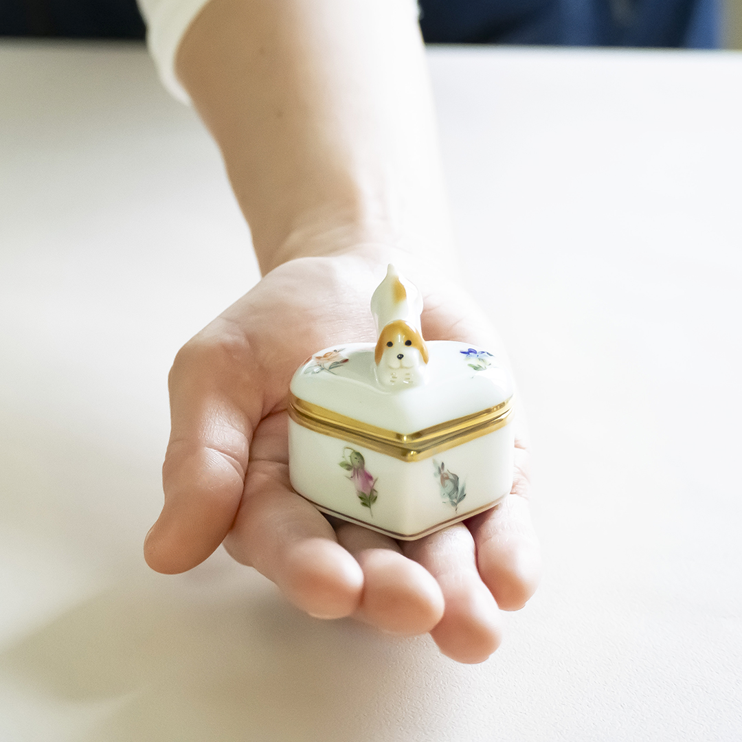 ミルフルール] ハートボックス イヌ