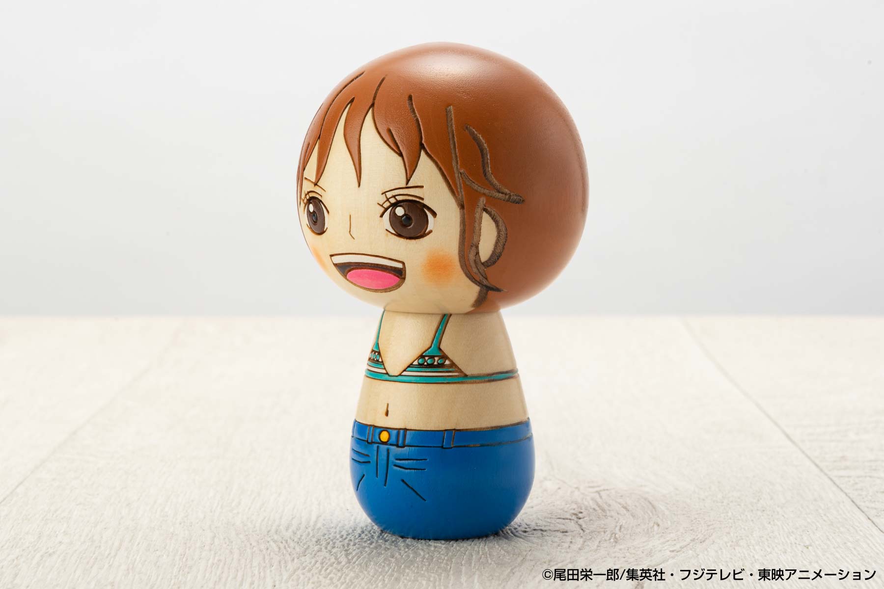 群馬県の伝統工芸「創作こけし」による「ワンピース」コラボレーション