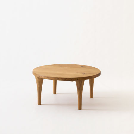 森のことば 半円形リビングテーブル | 飛騨産業株式会社【公式