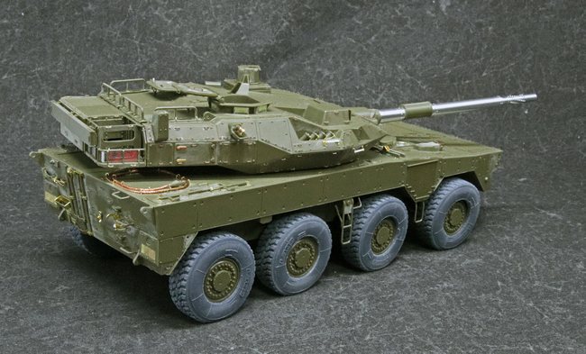 1/35「陸上自衛隊 16式機動戦闘車」その9 アップライトと自重変形