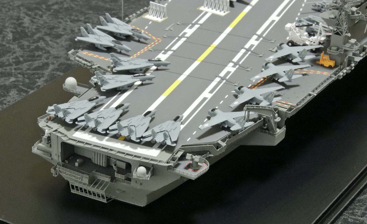 1/700航空母艦「CVN-71 セオドア・ルーズベルト」完成写真 その2