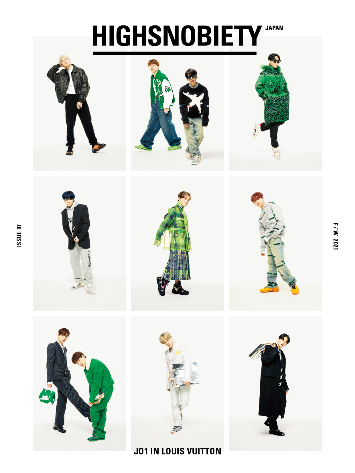 表紙解禁】JO1が両面ジャック 別冊小冊子が付属 | HIGHSNOBIETY.JP