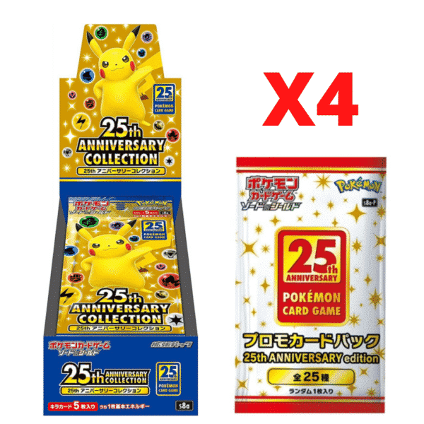 Pokémon TCG: Japanese 25th Anniversary Collection Booster Box | +4