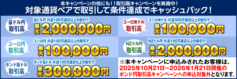11月 秋 最大100万円キャッシュバックキャンペーン｜ヒロセ通商