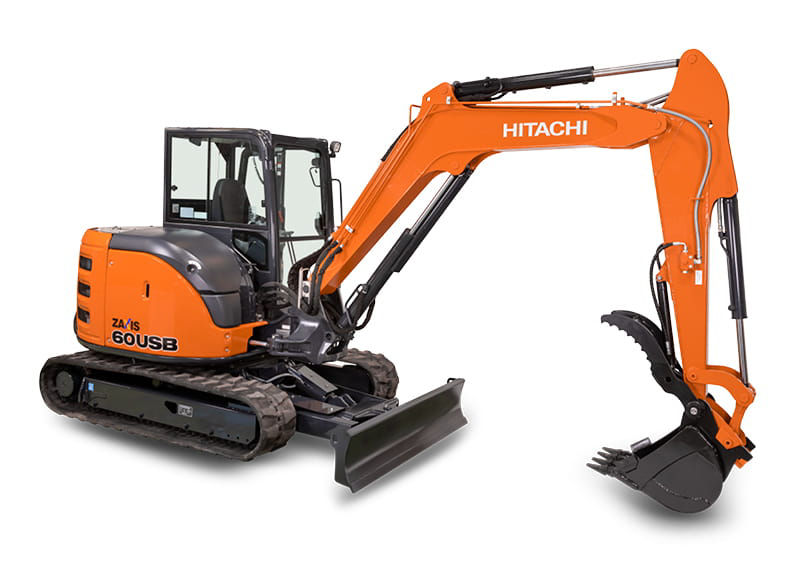 ZX60USB-5N Compact Excavators - Hitachi Construction Machinery