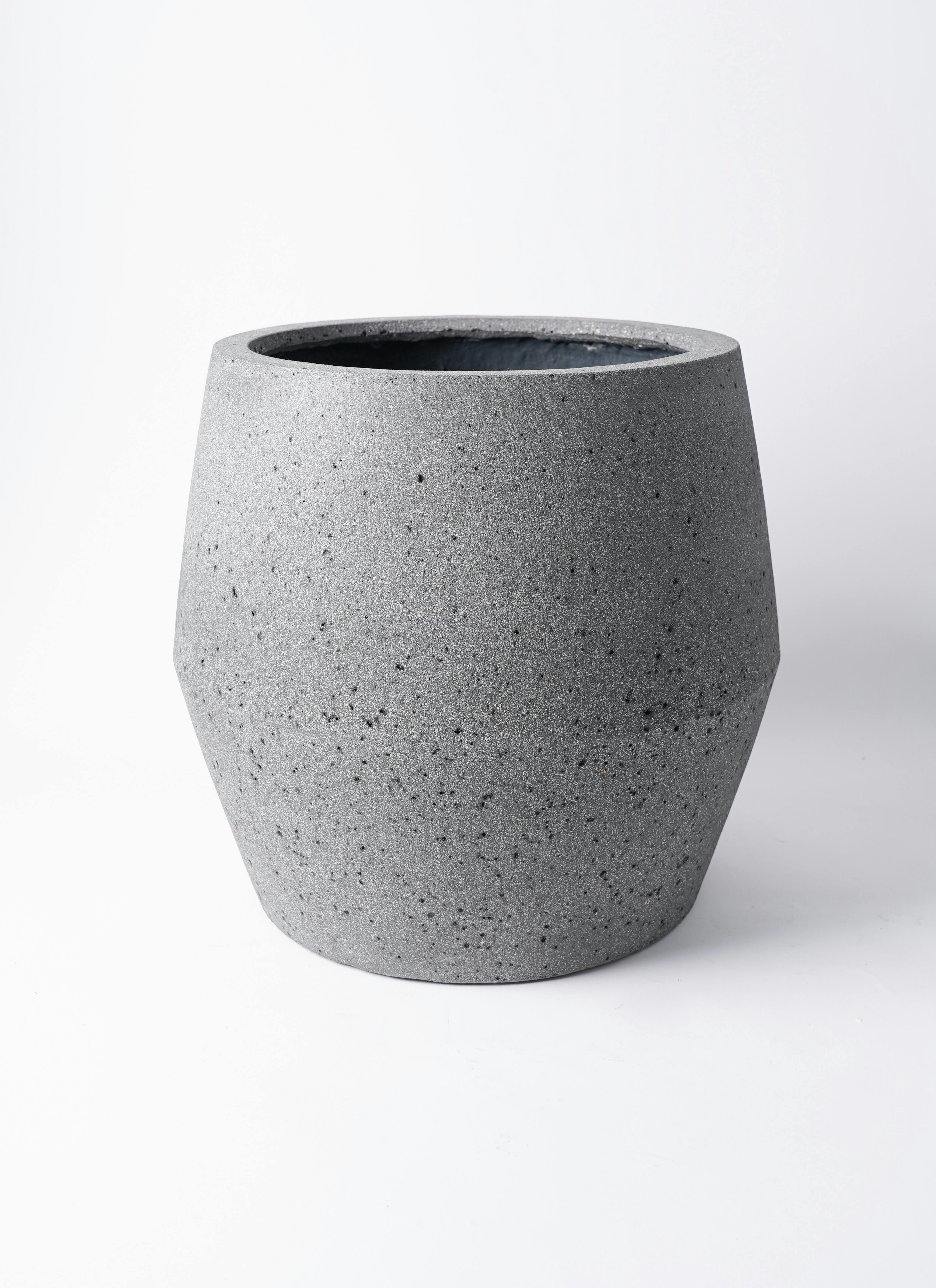 グレーの鉢カバー・植木鉢 | 観葉植物の鉢ならHitoHana