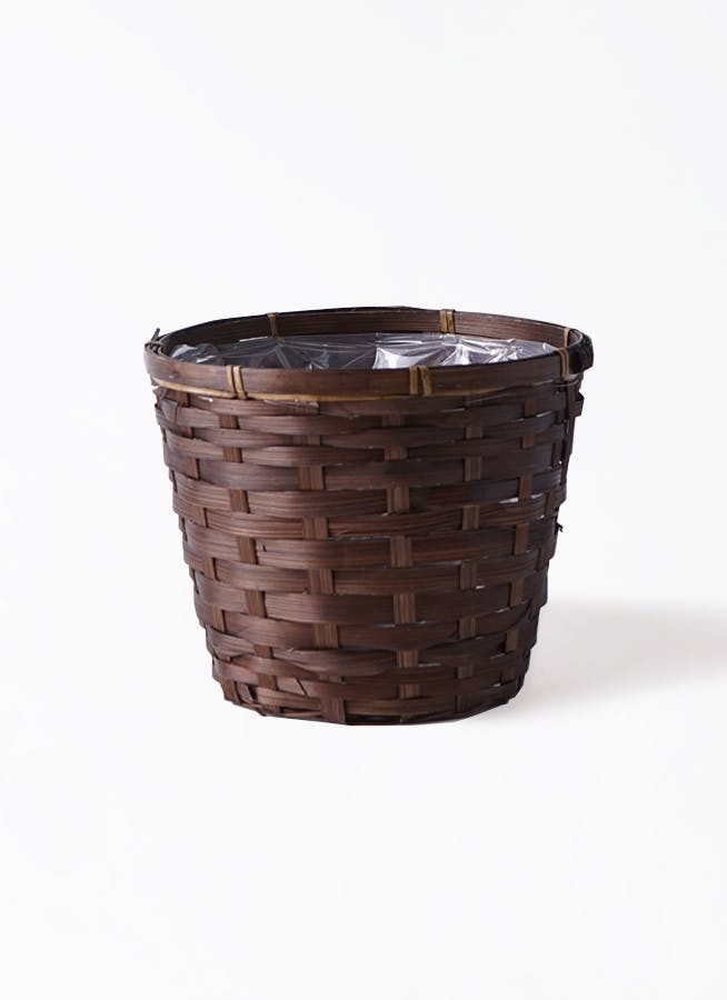 鉢カバー 竹バスケット 4号鉢用 VC-5D | 鉢カバー・植木鉢ならHitoHana