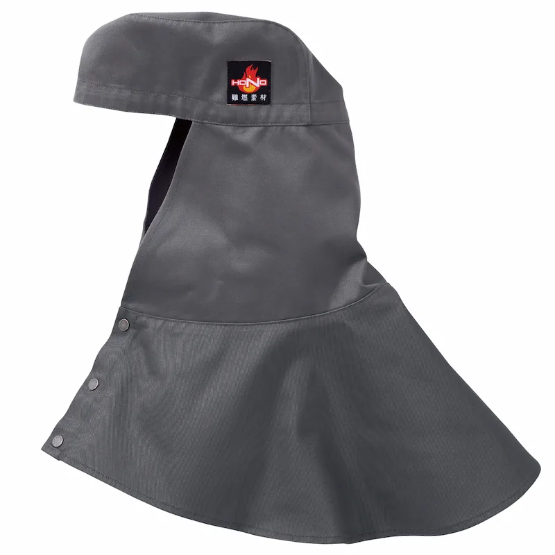 427難燃タレ付き溶接帽子(ツバ無) - HOOH VILEA 作業着と電動ファン