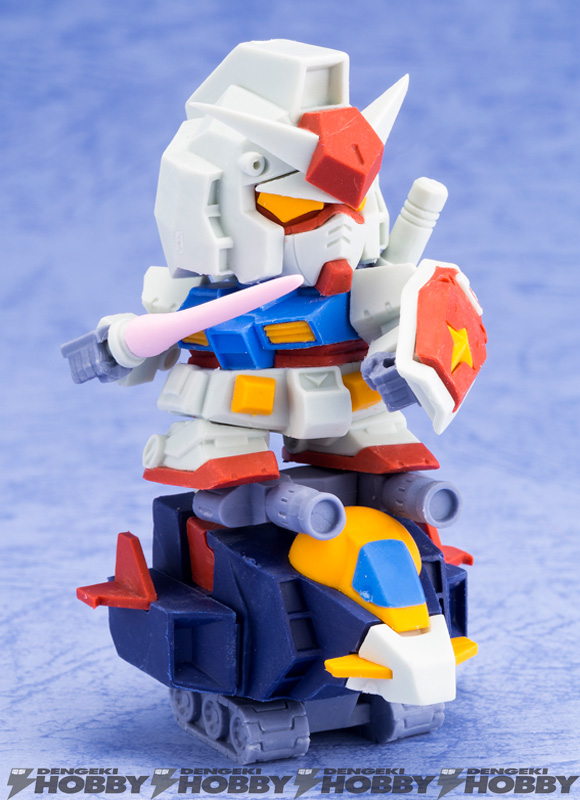 精緻な造形の“消しゴム”モデル！ ビルドモデル ガンダム 3、徹底