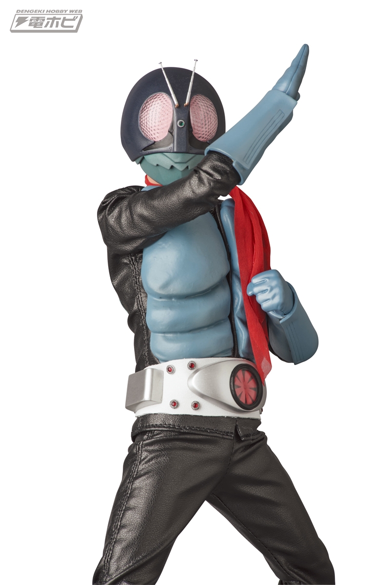 仮面ライダー旧1号（究極版）」。ギミック、ディテール、コスチューム
