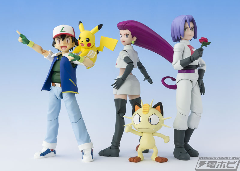 ポケモン』のサトシ＆ロケット団がセットでS.H.Figuarts化！ピカチュウ