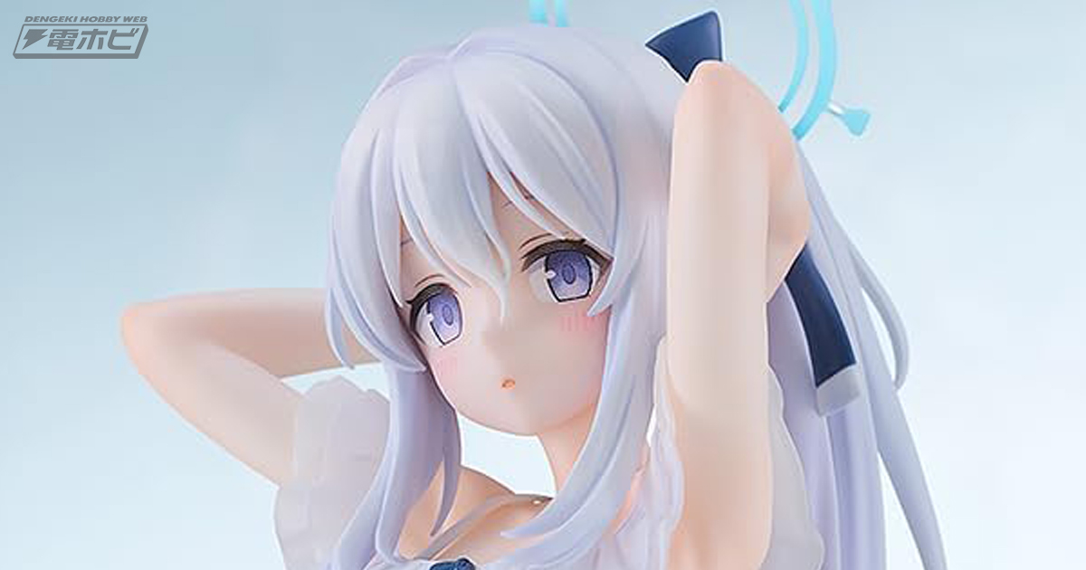 ブルーアーカイブ』ボディラインがくっきり浮かぶ水着姿のミヤコが1/7