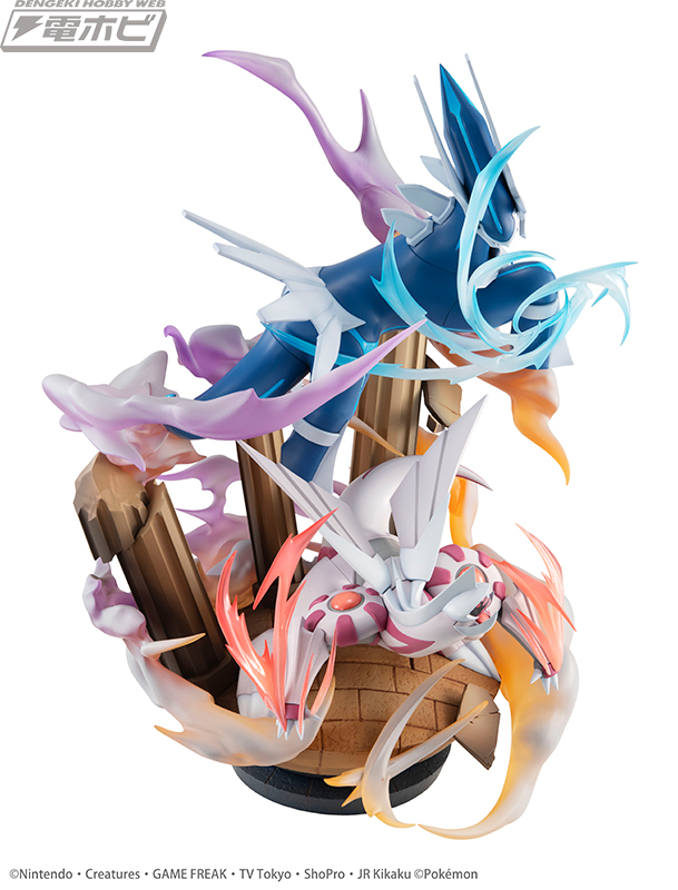 ポケットモンスター』ディアルガ、パルキアが今にも動き出しそうな