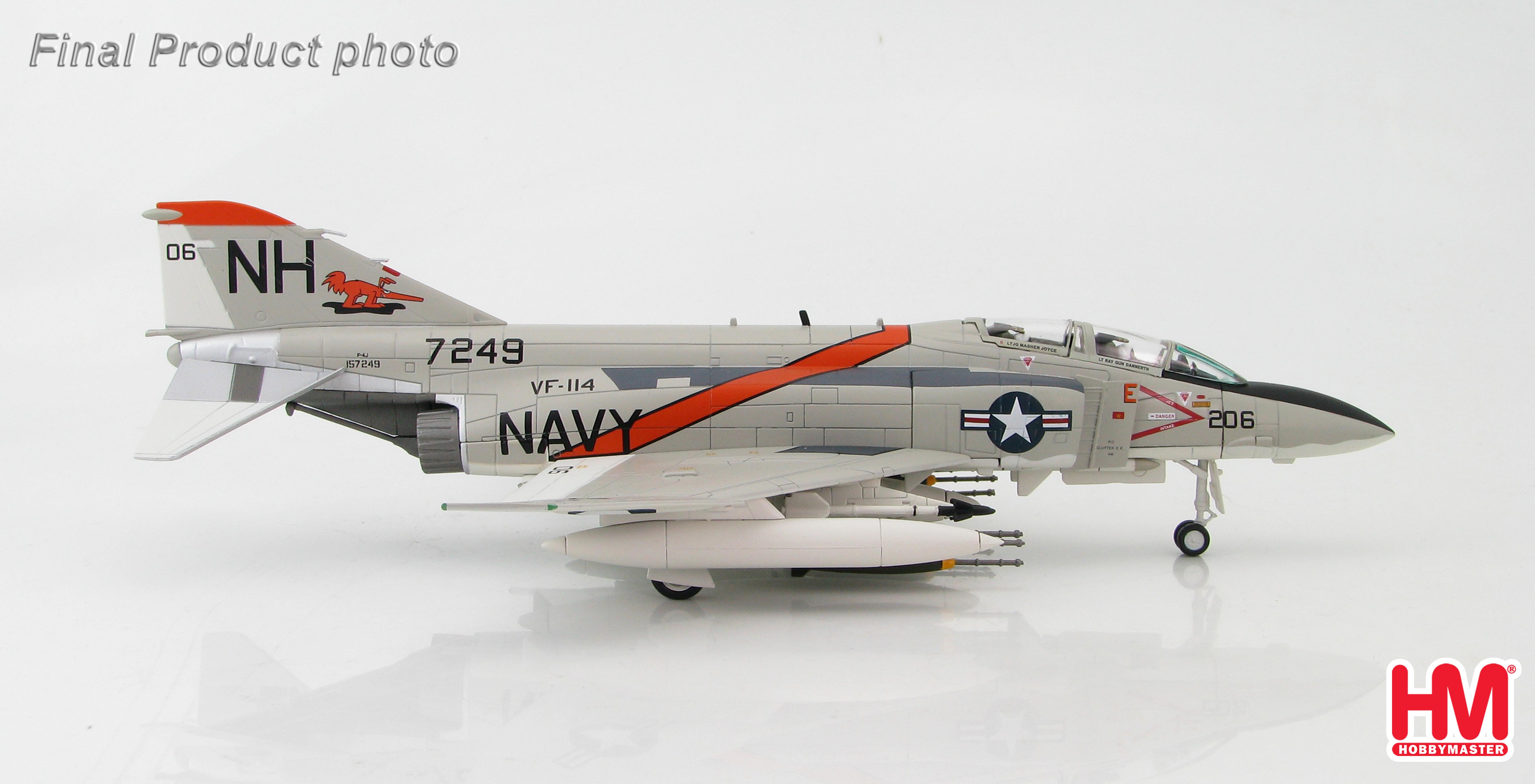 McDonnell Douglas F-4J Phantom II BuNo. 157249/N VF-114, USS Kitty