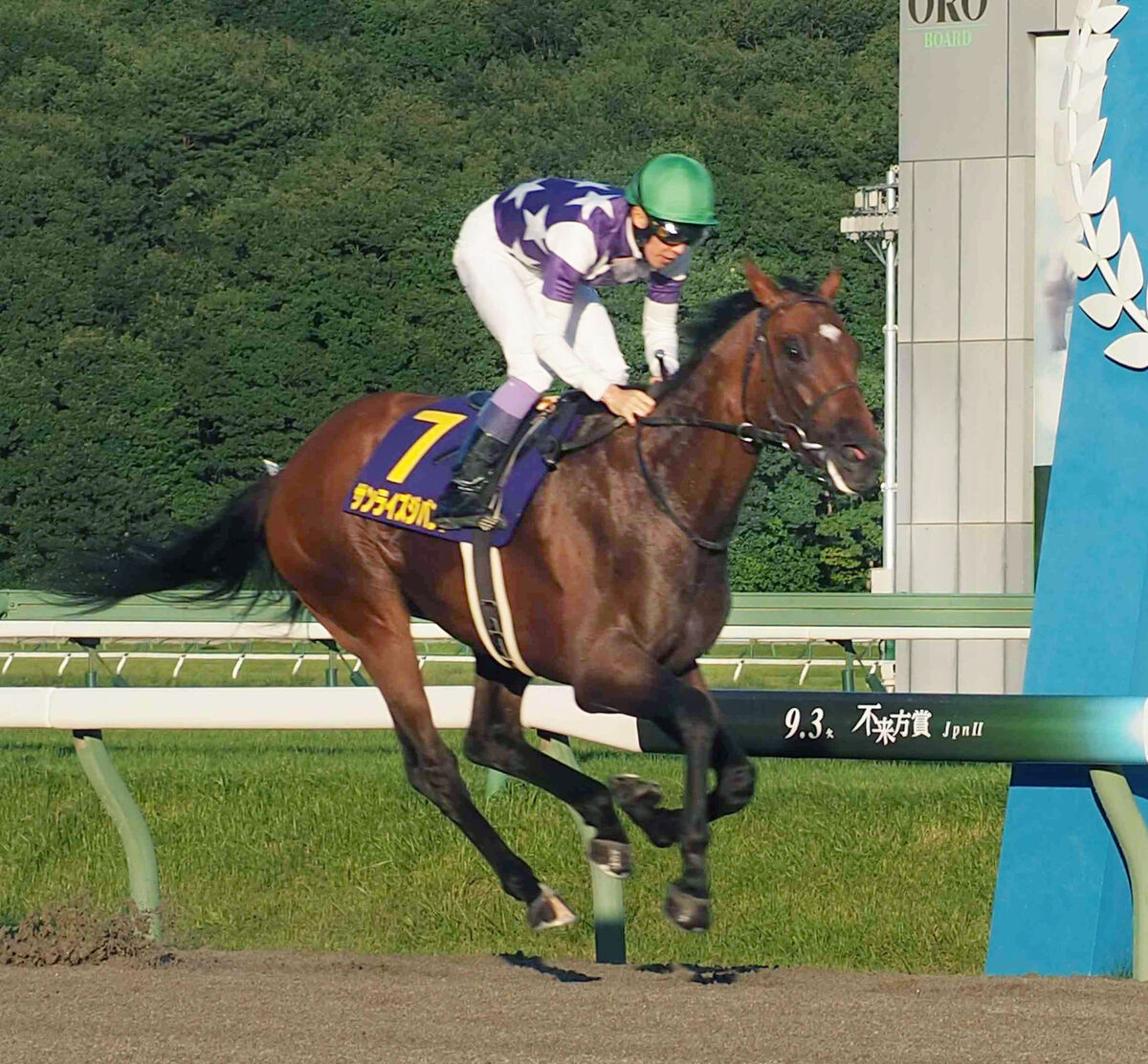 不来方賞】サンライズジパングが圧勝 武豊騎手「一昨日まで何て読む