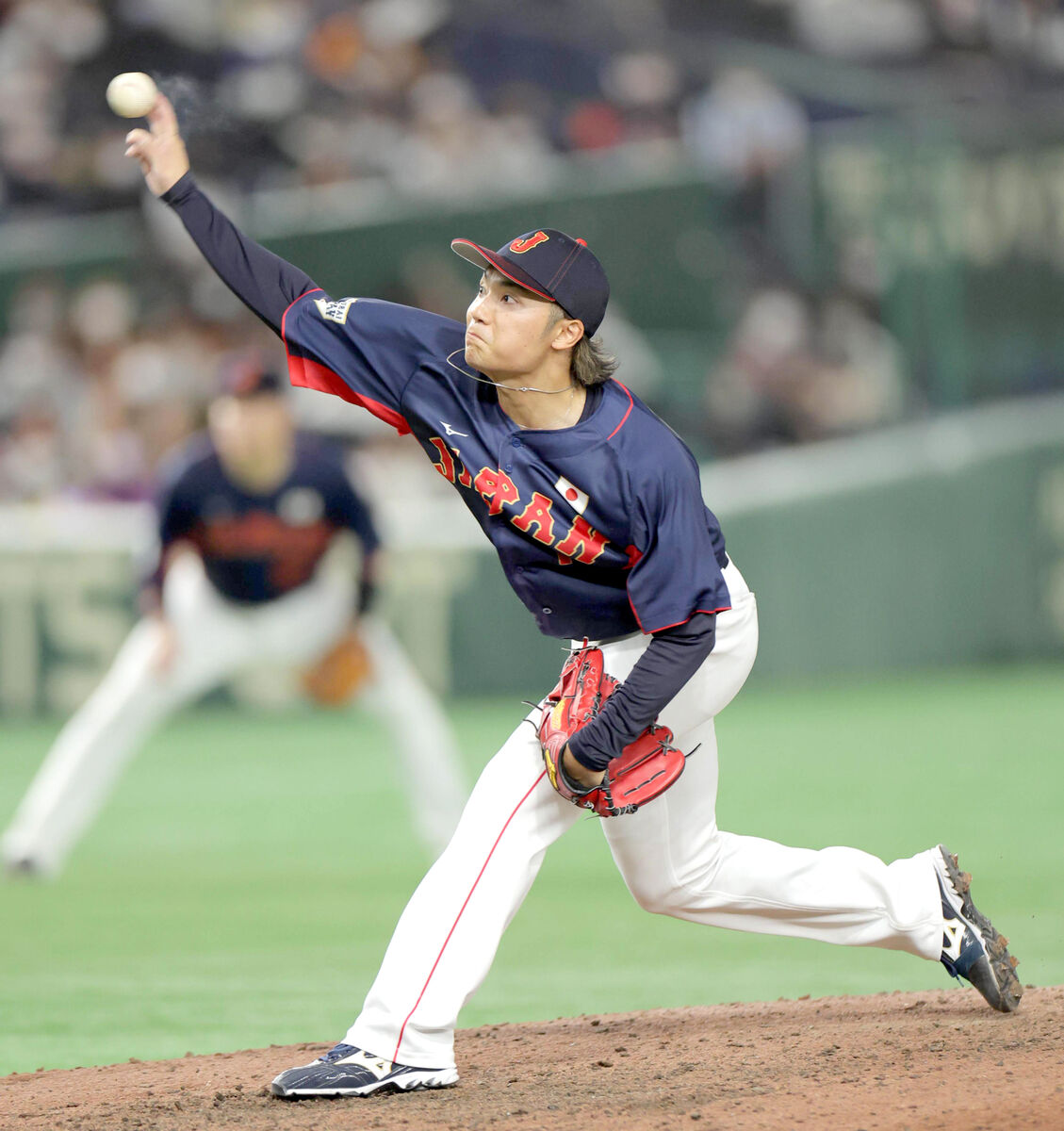 侍ジャパン】伊藤大海がタイブレークに登板し1回2失点「課題の残る
