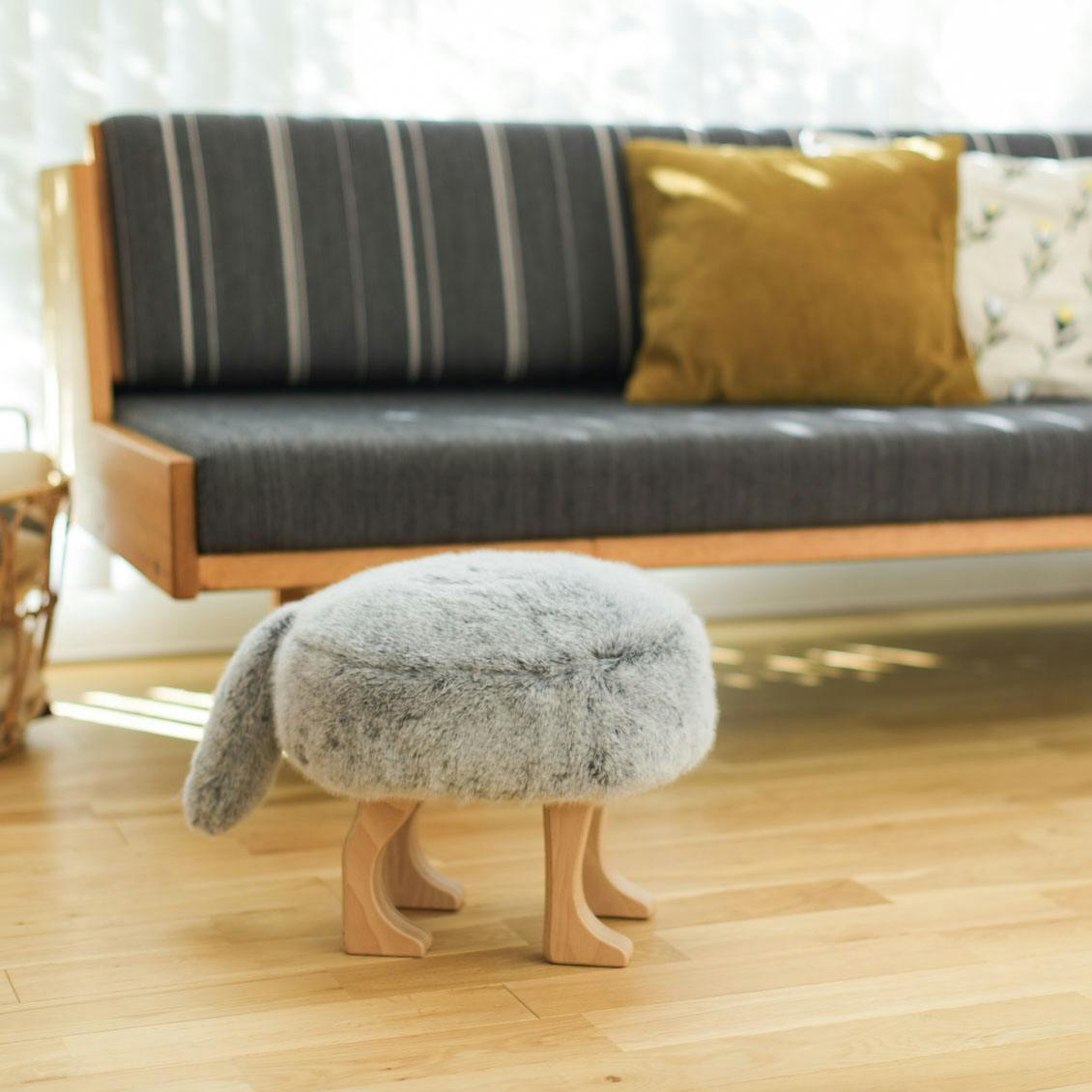 ANIMAL STOOL / アニマルスツール / フォックスグレー（S） - 北欧