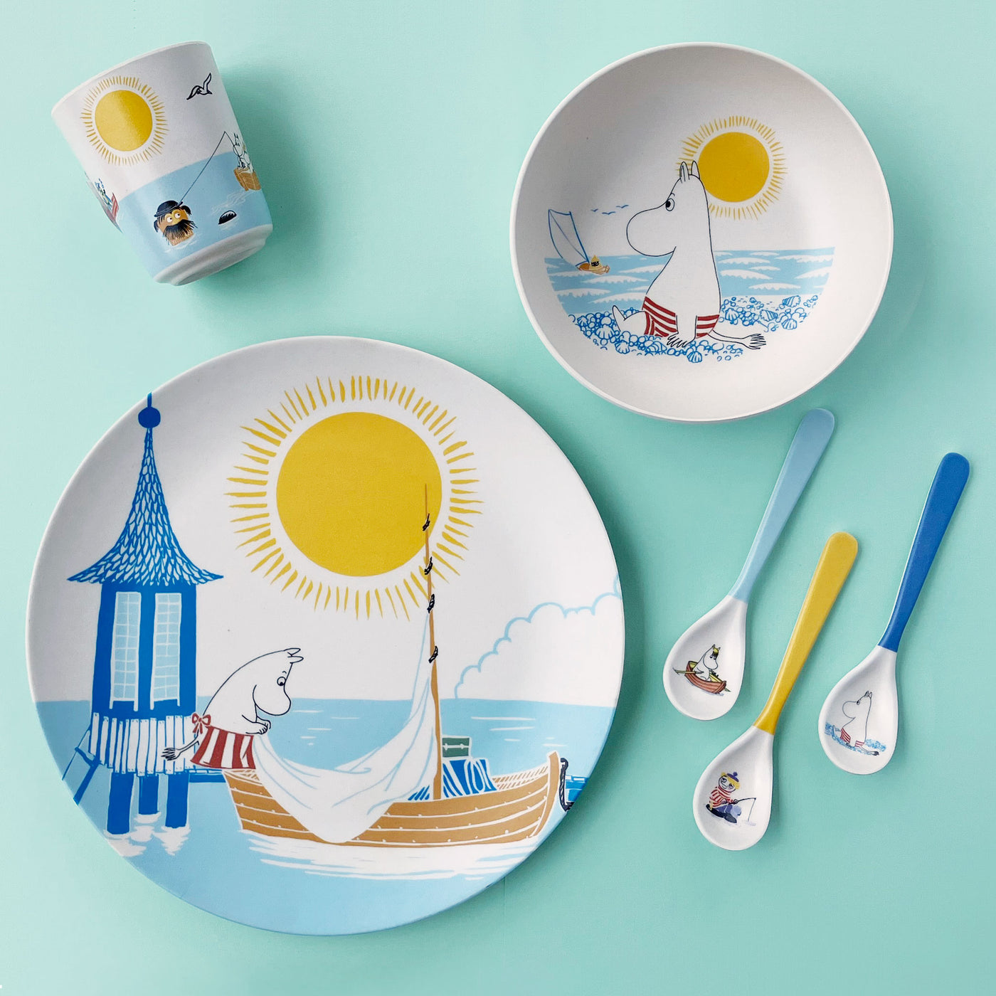 Moomin ムーミン Barbo Toys バルボトイ バンブーメラミン スプーン3本