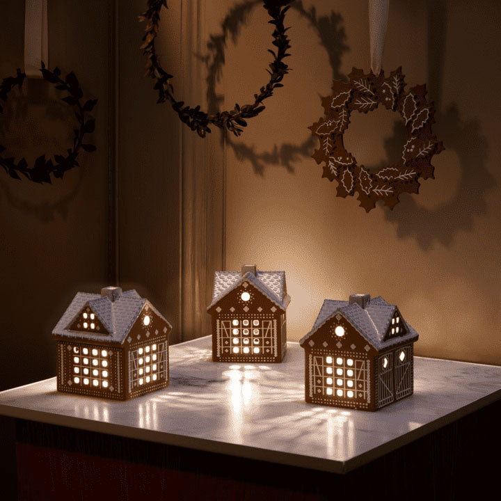 KAHLER ケーラー ジンジャーブレッドハウス ( クリスマスステーブル