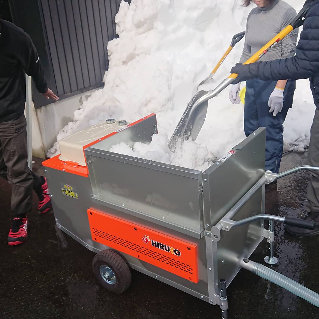 ヒルコ移動式融雪装置「太郎」を納入しました | バーナーの選定や更新