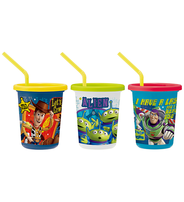 ストロー付タンブラー320ml 3個セット トイ・ストーリー (19) | HOPELY