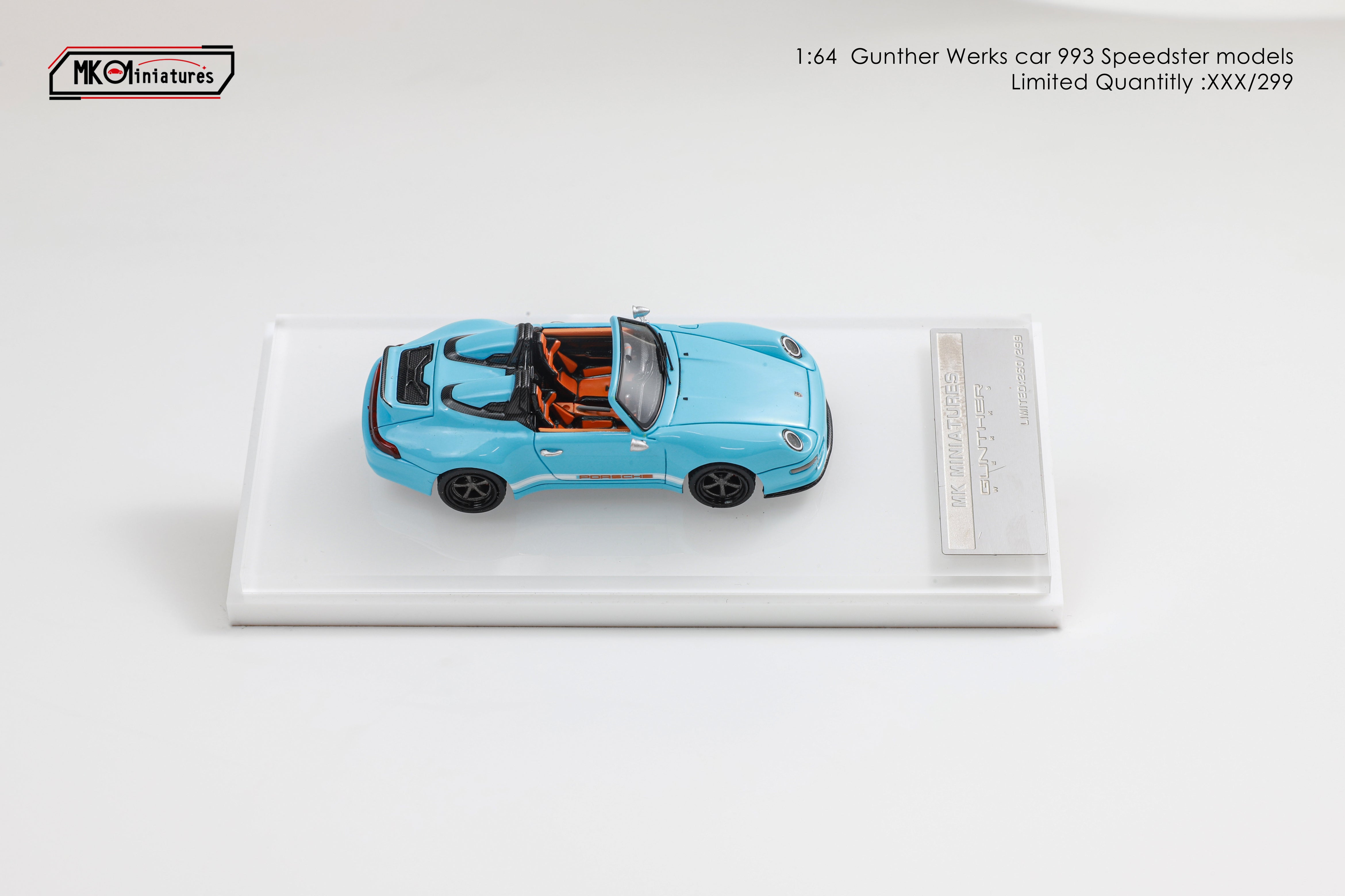 MK Miniatures 1:64 Porsche Gunther Works 993 Convertible 400r