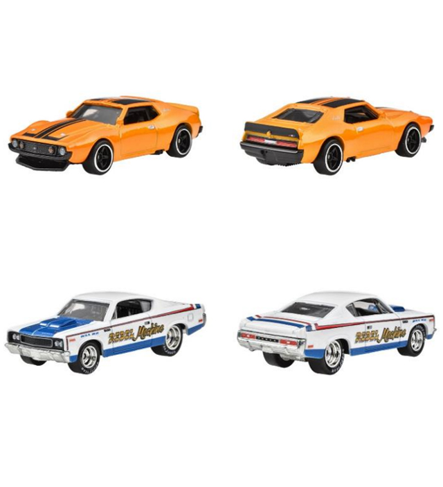 プレミアム 2パック '71 AMC JAVELIN / AMC REBEL MACHINE 2-car set