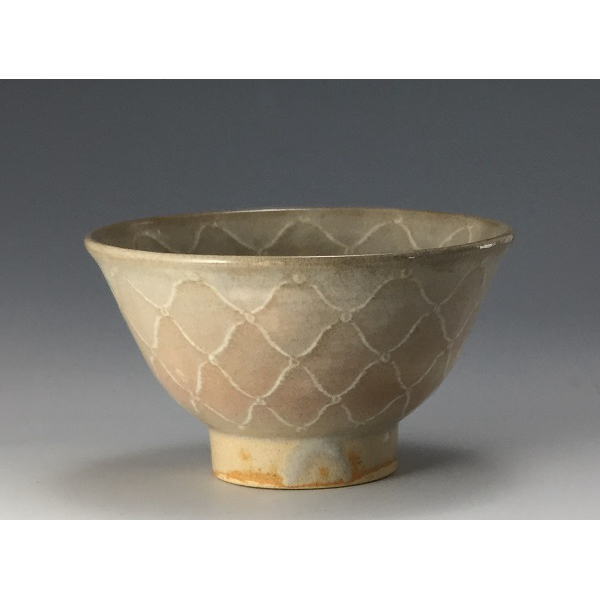 十二代 坂倉新兵衛 萩網紋汲出茶碗 | いとう鳳凰堂古美術店