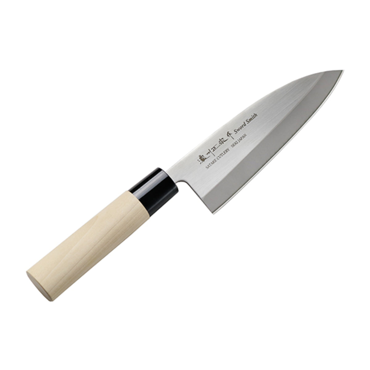 出刃包丁 15.5cm 濃州正宗 日本製 ステンレス 白木柄 – ハウジー