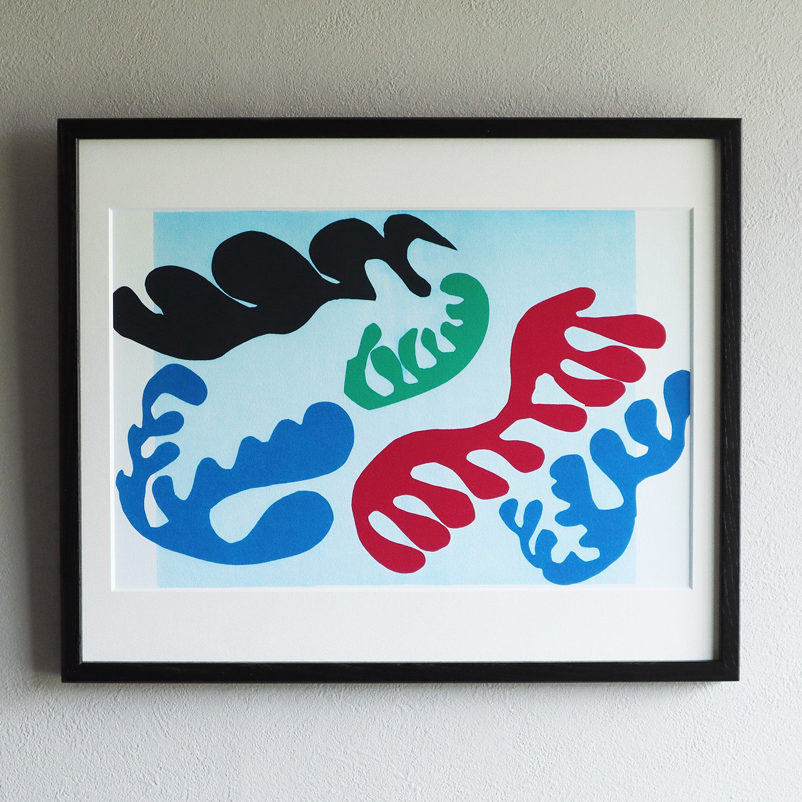 アンリ・マティス 版画集『ジャズ』「礁湖_3」 アートポスター｜モダン