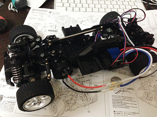 ラジコン制作：ミニクーパー '94 モンテカルロ(M-05シャーシ)を作り