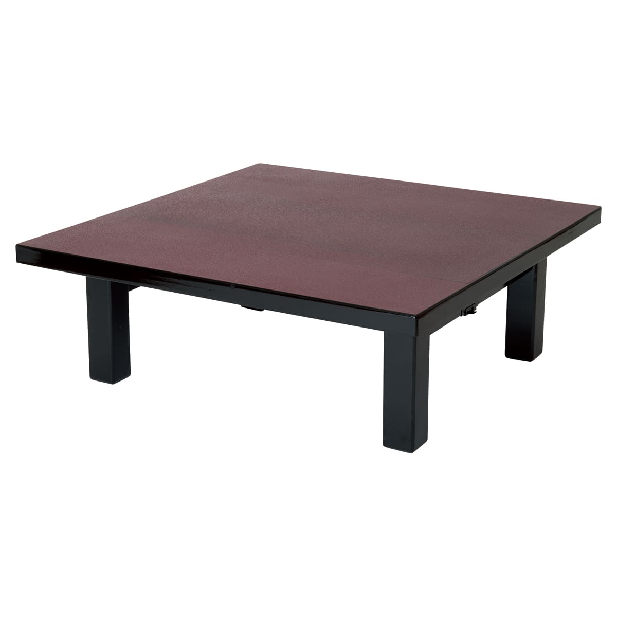 メラミン乾漆 座卓（折脚／軽量） ZT-007｜かねみつ漆器店