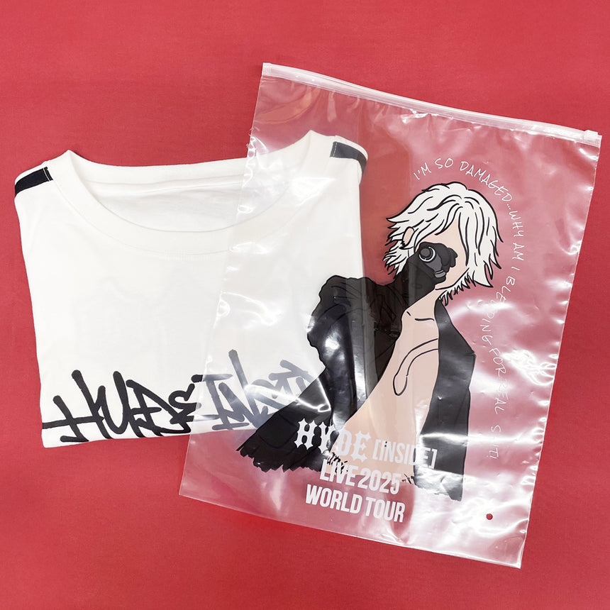 CROPPED GRAPHIC T-SHIRT（WHITE） – HYDE ONLINE STORE