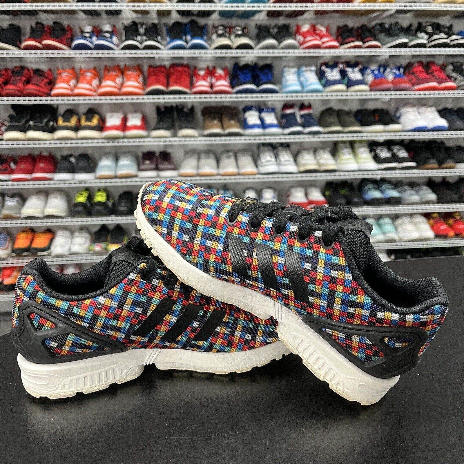 Adidas Zx Flux Torsion Running Shoes Rainbow S77907 Size 5 | Hype