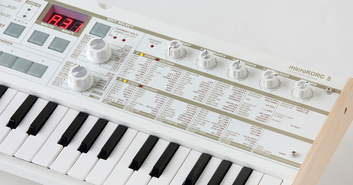 製品開発ストーリー #29：コルグ microKORG S 〜 筐体デザインは
