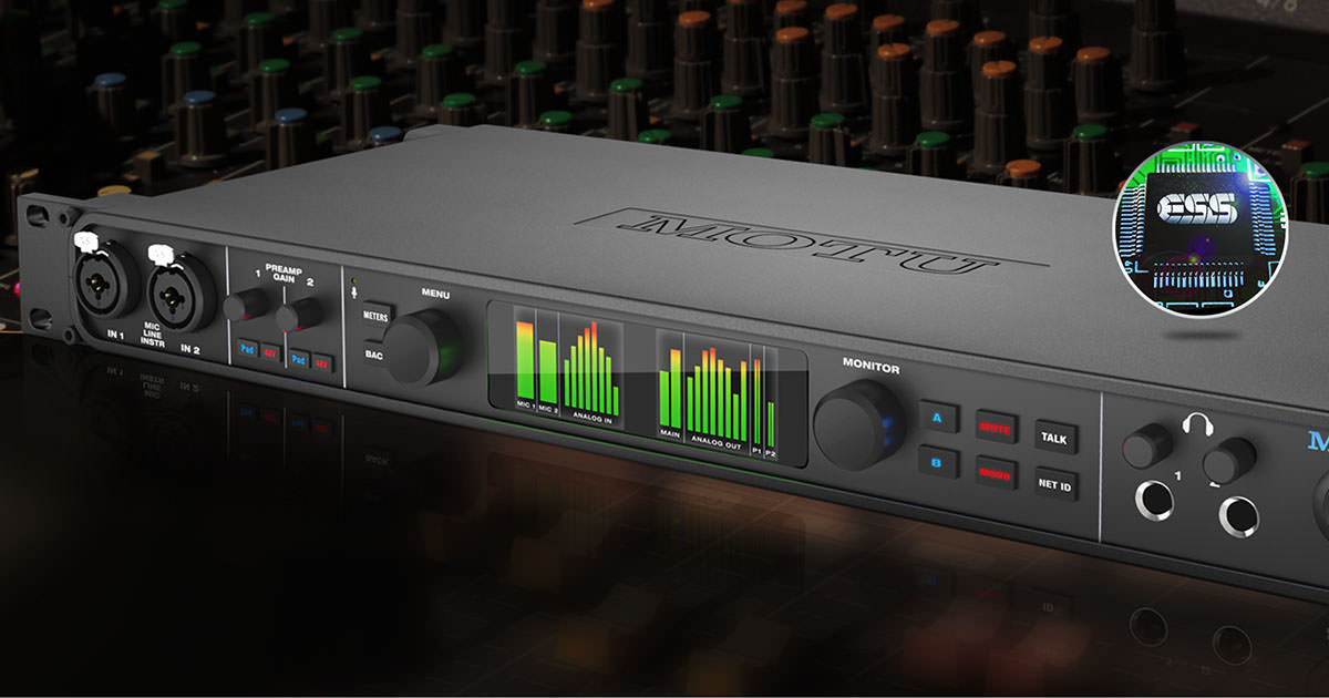 MOTU、伝統の“828”を冠した新型オーディオIF「828es」を発表