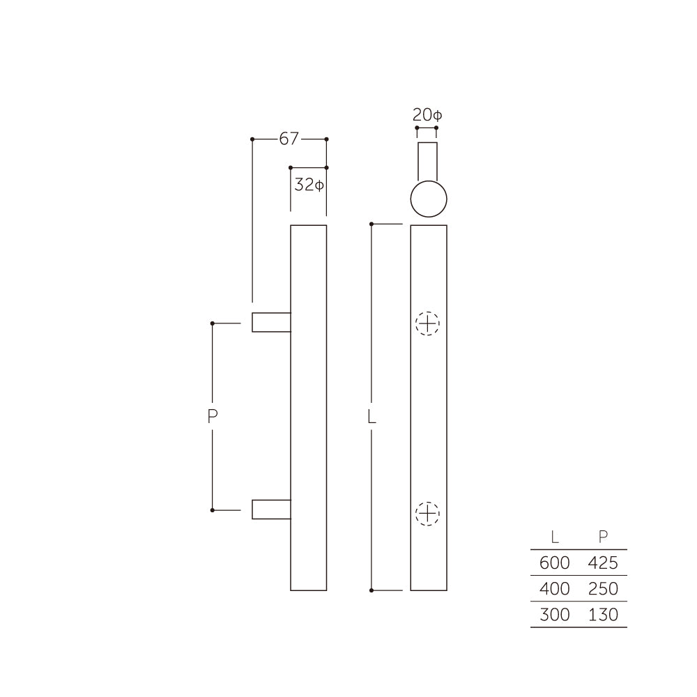 MDW-110｜ドアハンドル（押し棒）｜MARUKI（丸喜金属） – イブニーズ