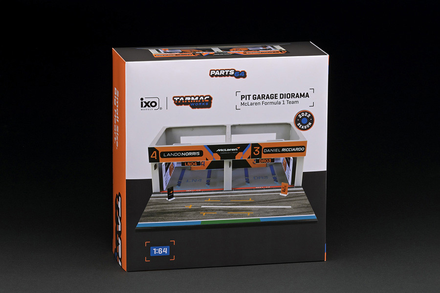 T64D-001-MCL 1/64 Pit Garage Diorama McLaren Formula 1 Team | LINE