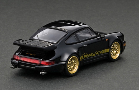 T64S-009-BLK 1/64 Porsche 911 (964) Turbo Black | LINE UP | [公式