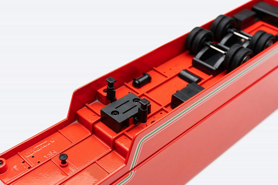 TK-KF037-3 1/64 Scania transport vehicle Black ※トレーラーヘッド +