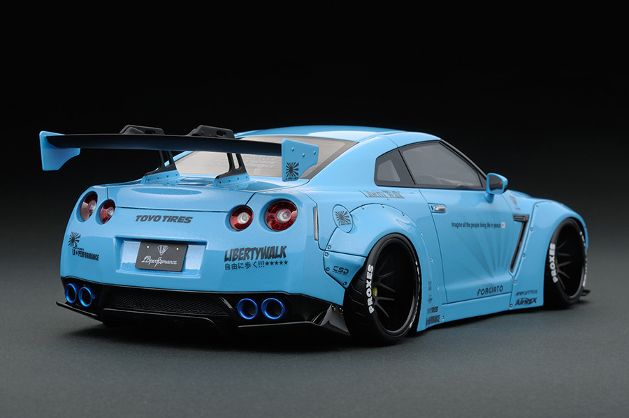 IG0429 1/18 LB-WORKS GT-R (R35) Blue | LINE UP | ignition model