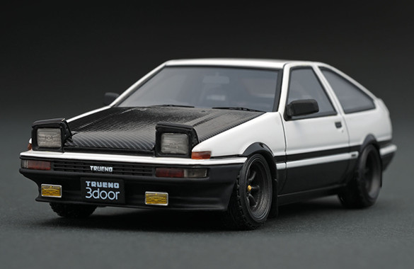 IG0485 1/43 Toyota Sprinter Trueno (AE86) 3Door GT Apex White