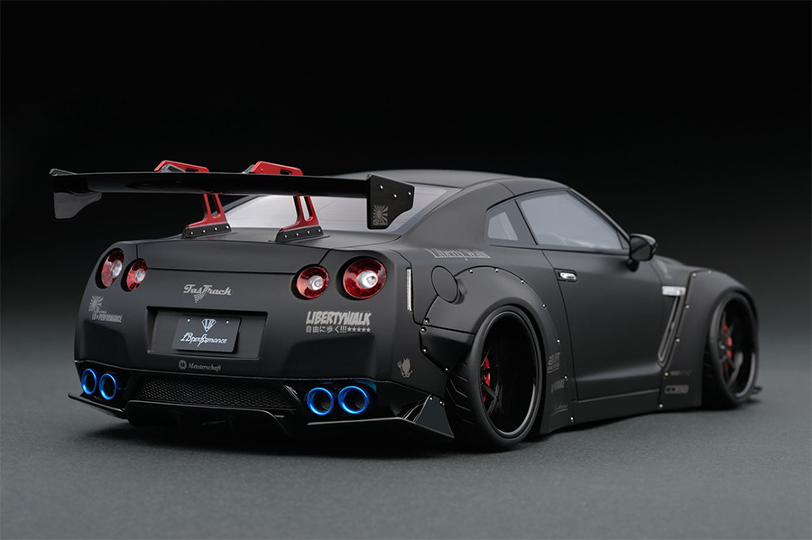 IG0693 1/18 LB-WORKS GT-R (R35) Matte Black | LINE UP | ignition